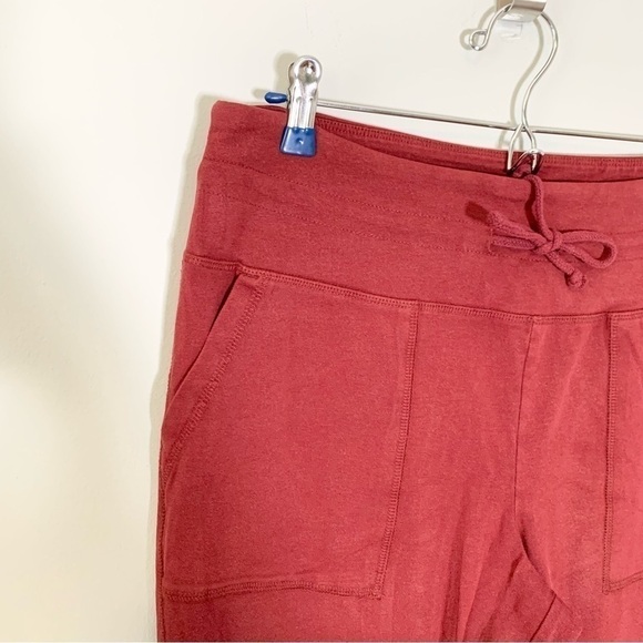 NEW Wild Fable Maroon pull on elastic waist drawstring tapered leg joggers - Picture 6 of 9